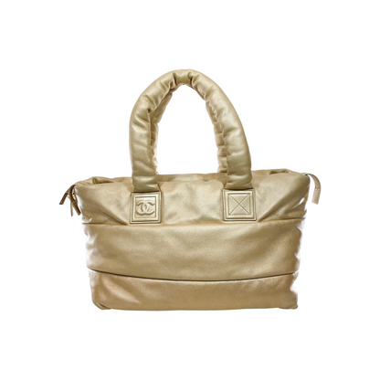 Chanel Gold Coco Cocoon Tote Bag