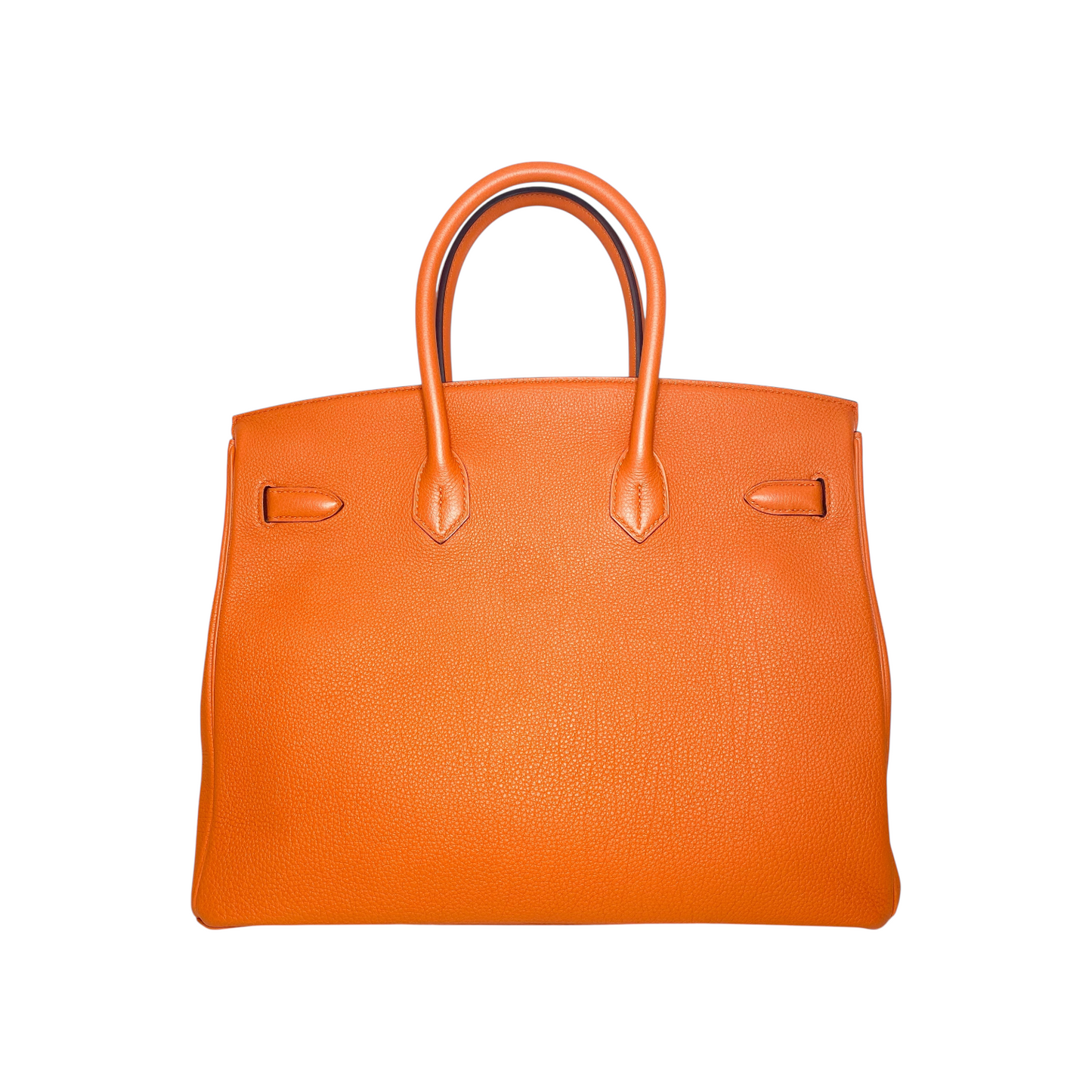Hermes Birkin 35 Orange Togo Palladium Hardware