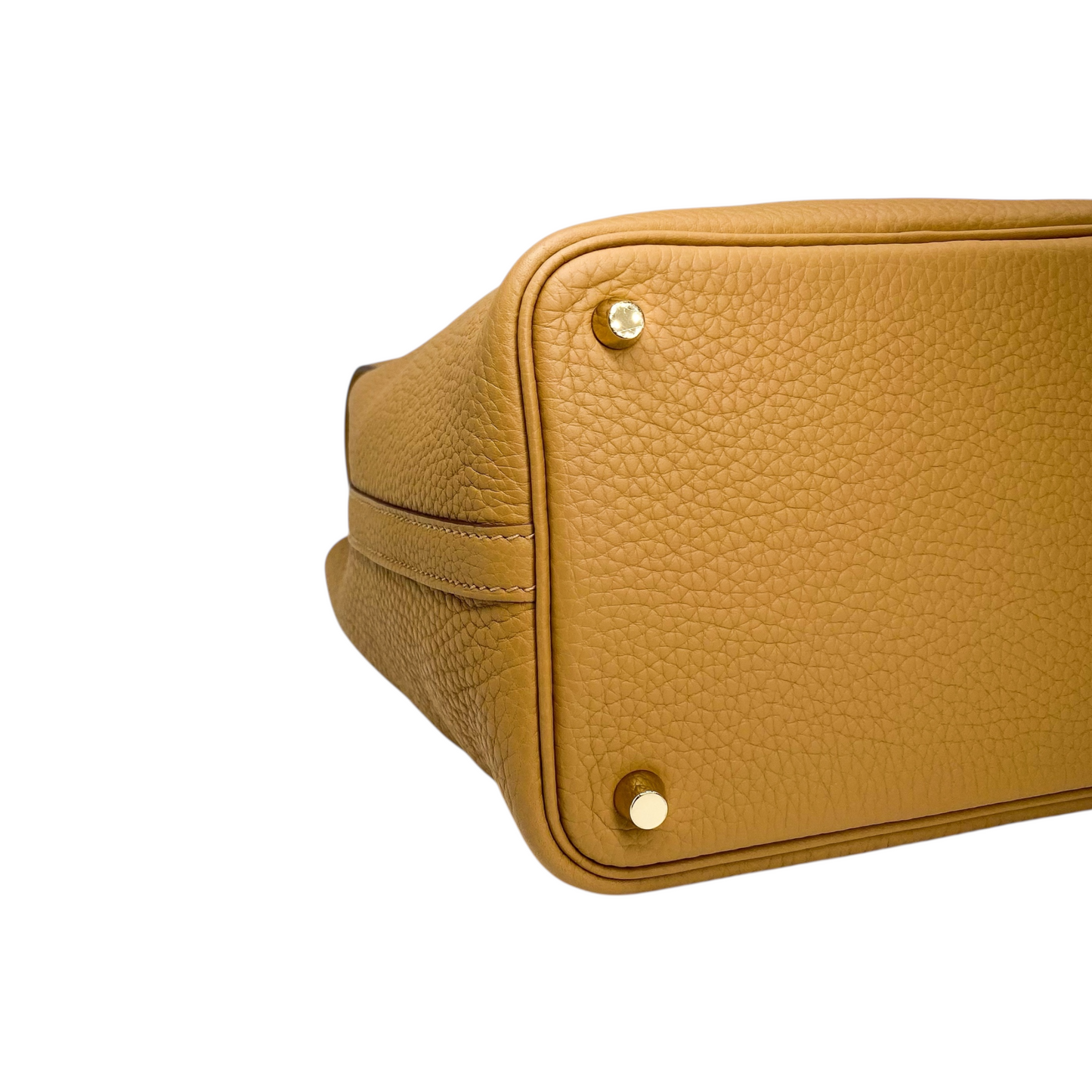 Hermes Picotin 18 Chai Clemence Gold Hardware