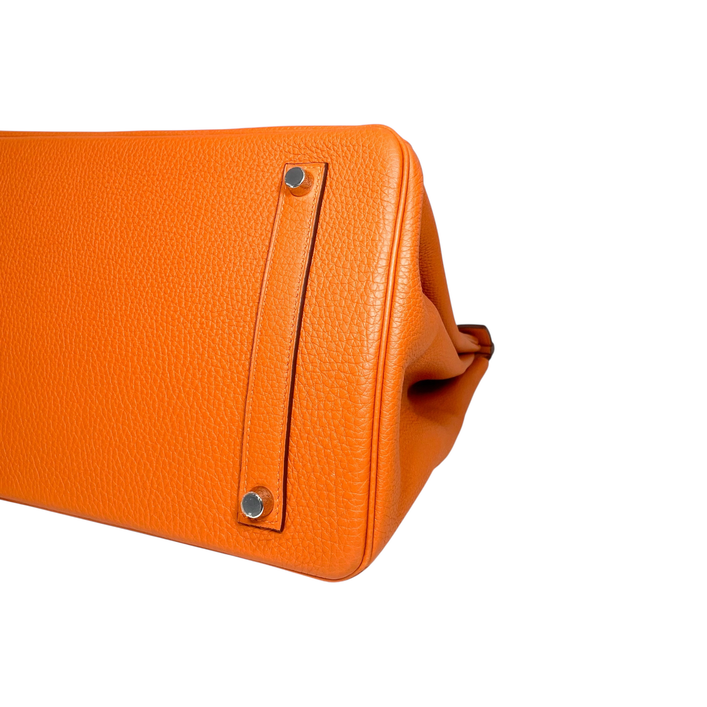 Hermes Birkin 35 Orange Togo Palladium Hardware