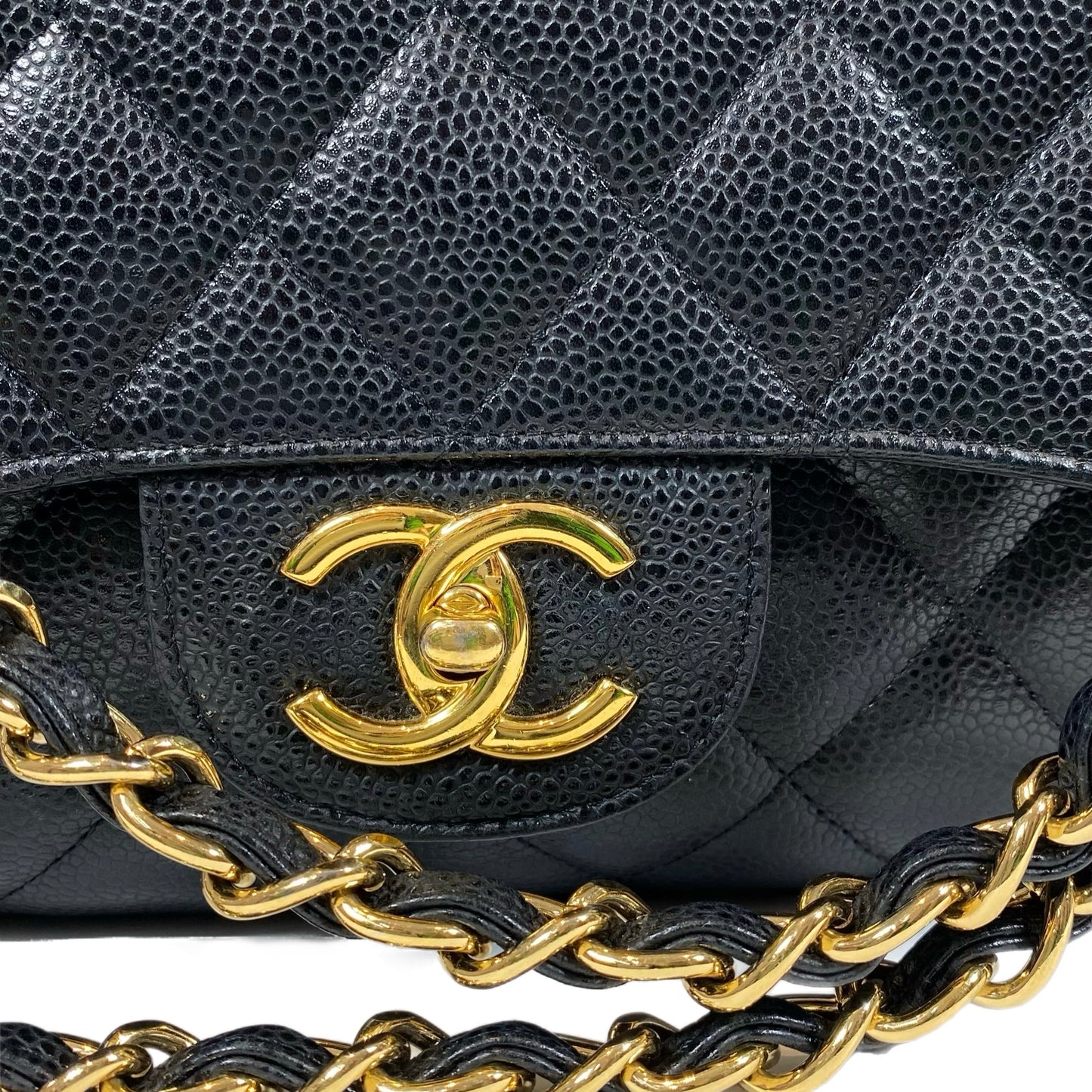 Chanel Black Caviar Maxi GHW