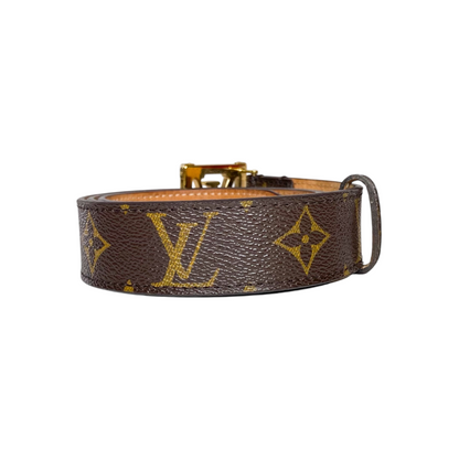Louis Vuitton Brown Monogram LV Frame Belt