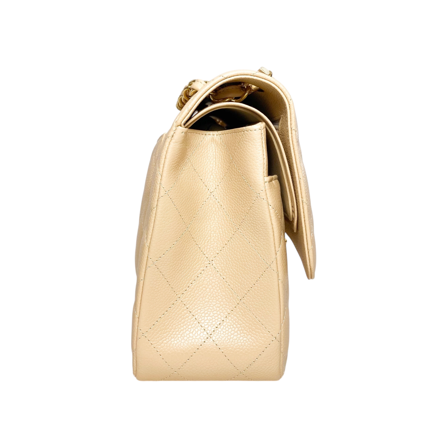 Chanel Beige Jumbo Flap Bag