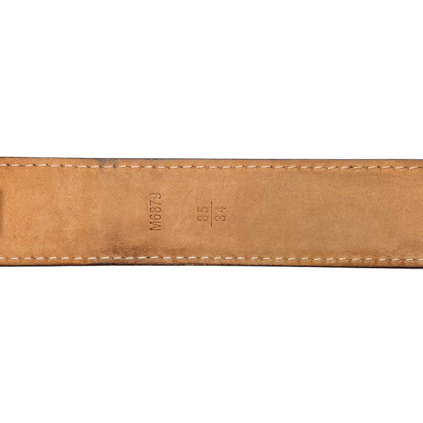 Louis Vuitton Brown Monogram LV Frame Belt