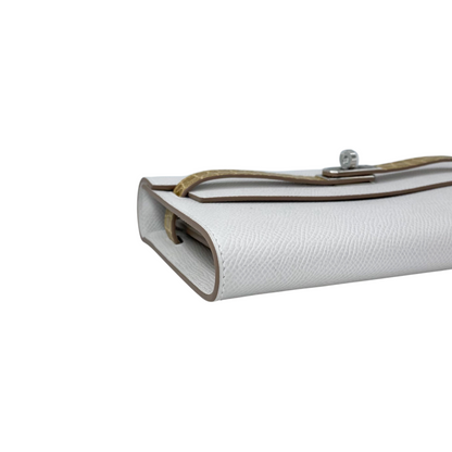 Hermes Kelly To Go Touch Craie Epsom Miel Niloticus Crocodile Palladium Hardware