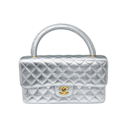 Chanel Silver Top Handle