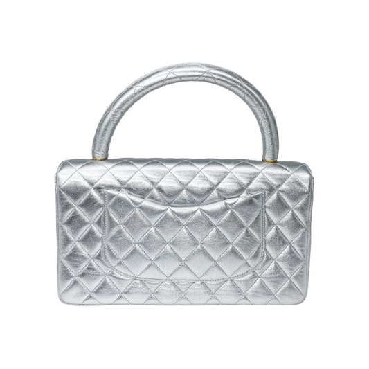 Chanel Silver Top Handle