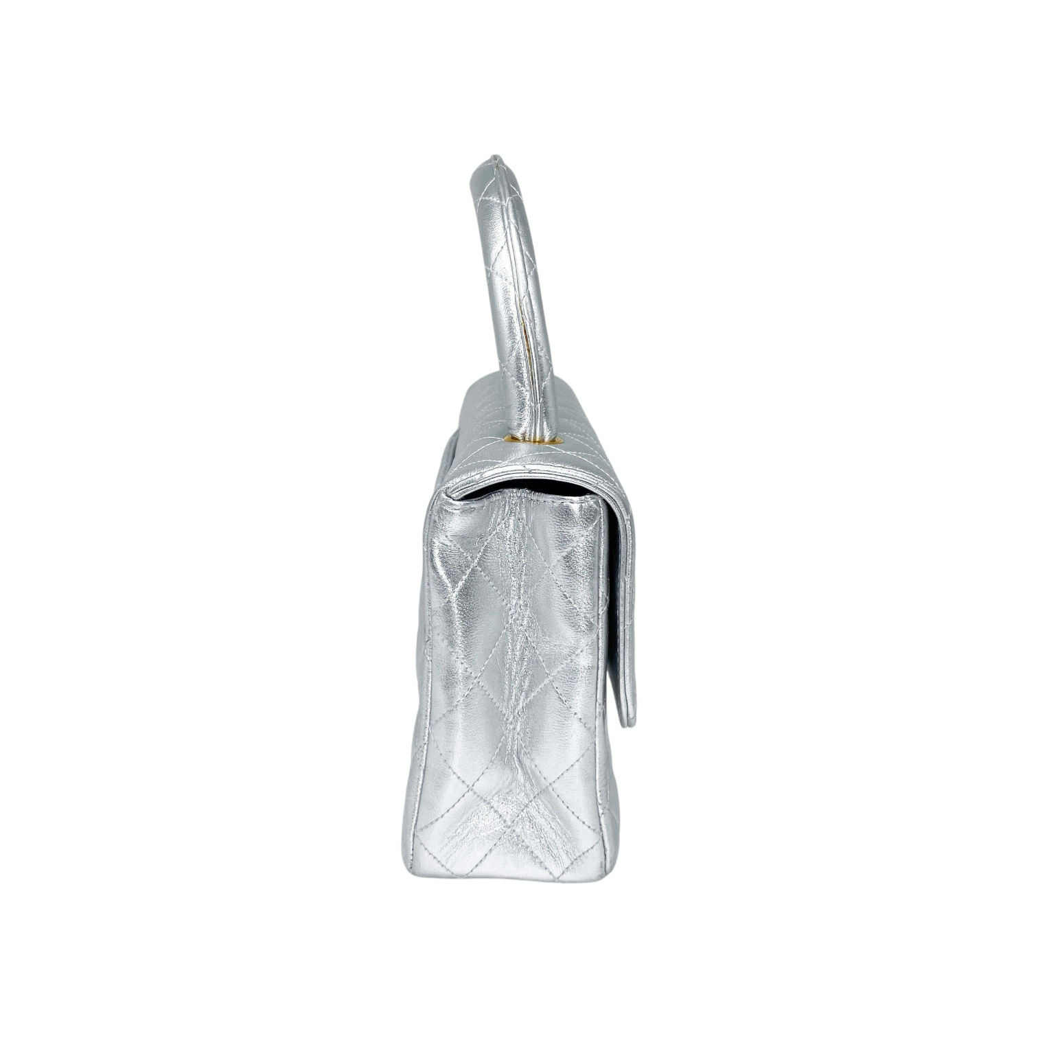 Chanel Silver Top Handle