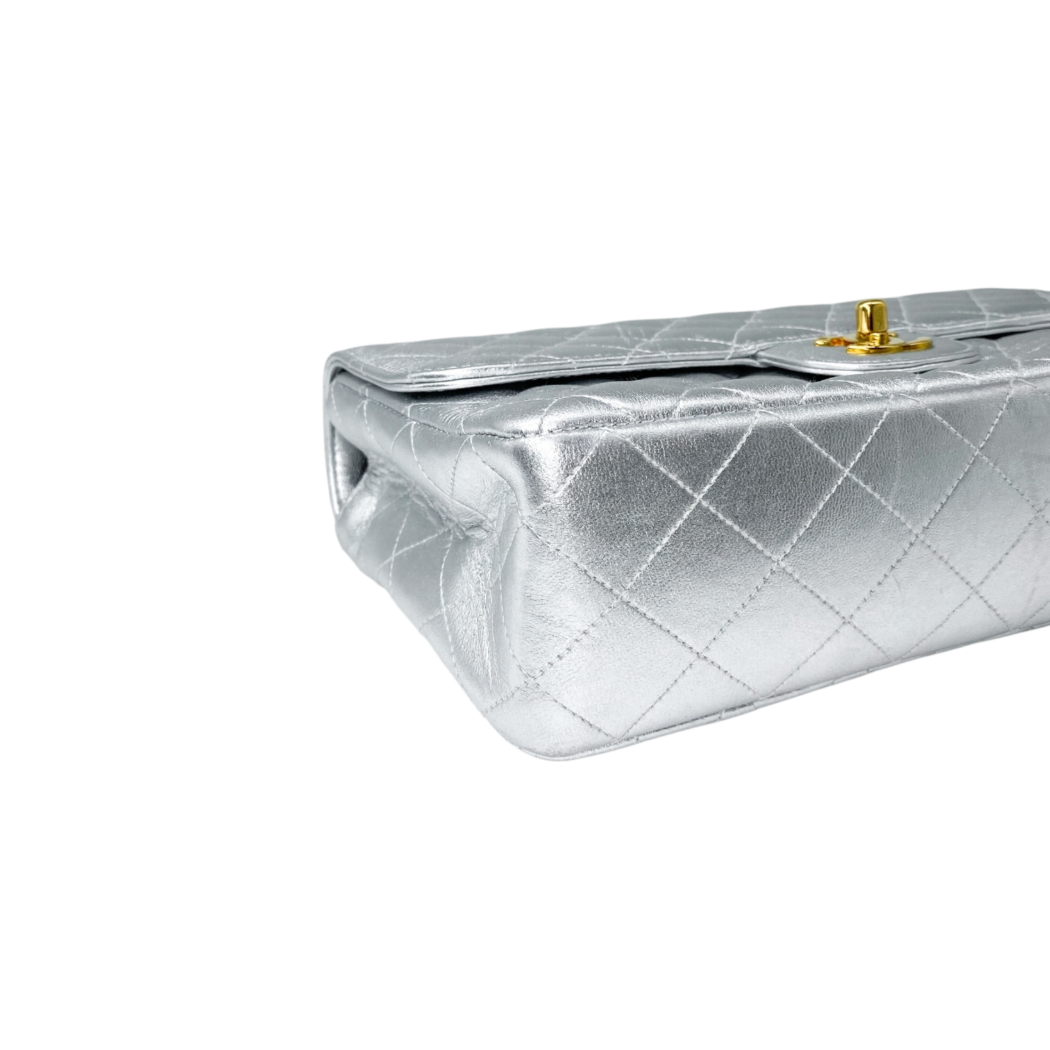 Chanel Silver Top Handle