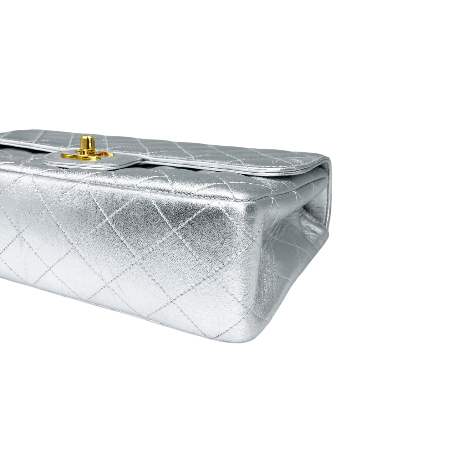 Chanel Silver Top Handle