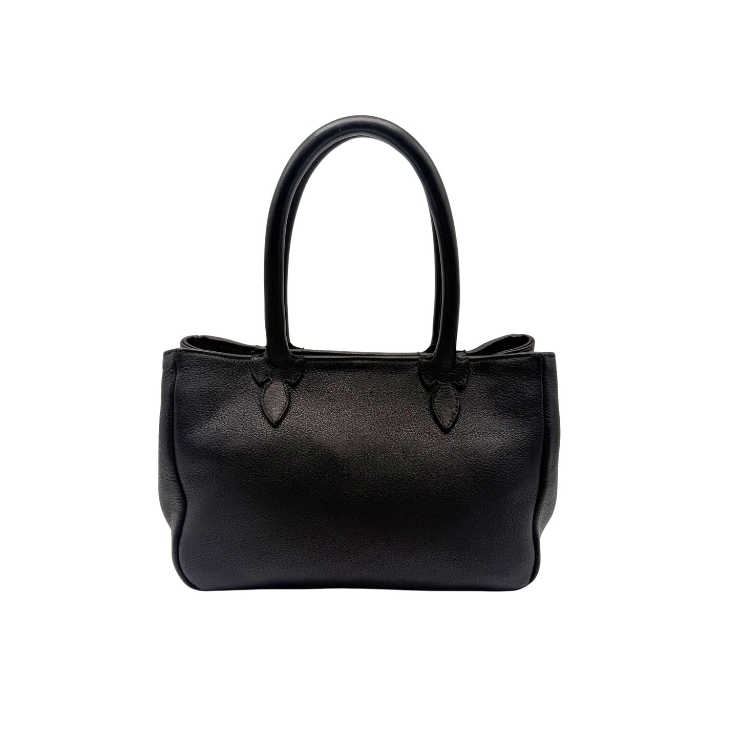 Chrome Hearts Black Leather Tote