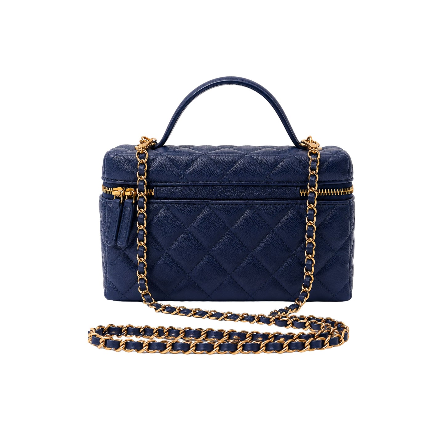 Chanel Navy Slim Vanity Crossbody
