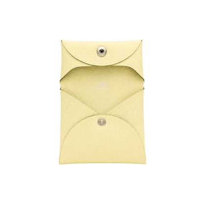 Hermes Bastia Change Purse in Jaune Milton