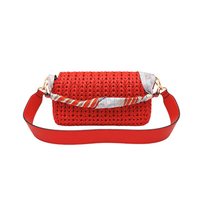 Fendi Baguette Lava Grace FF Woven Handbag