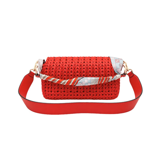 Fendi Baguette Lava Grace FF Woven Handbag