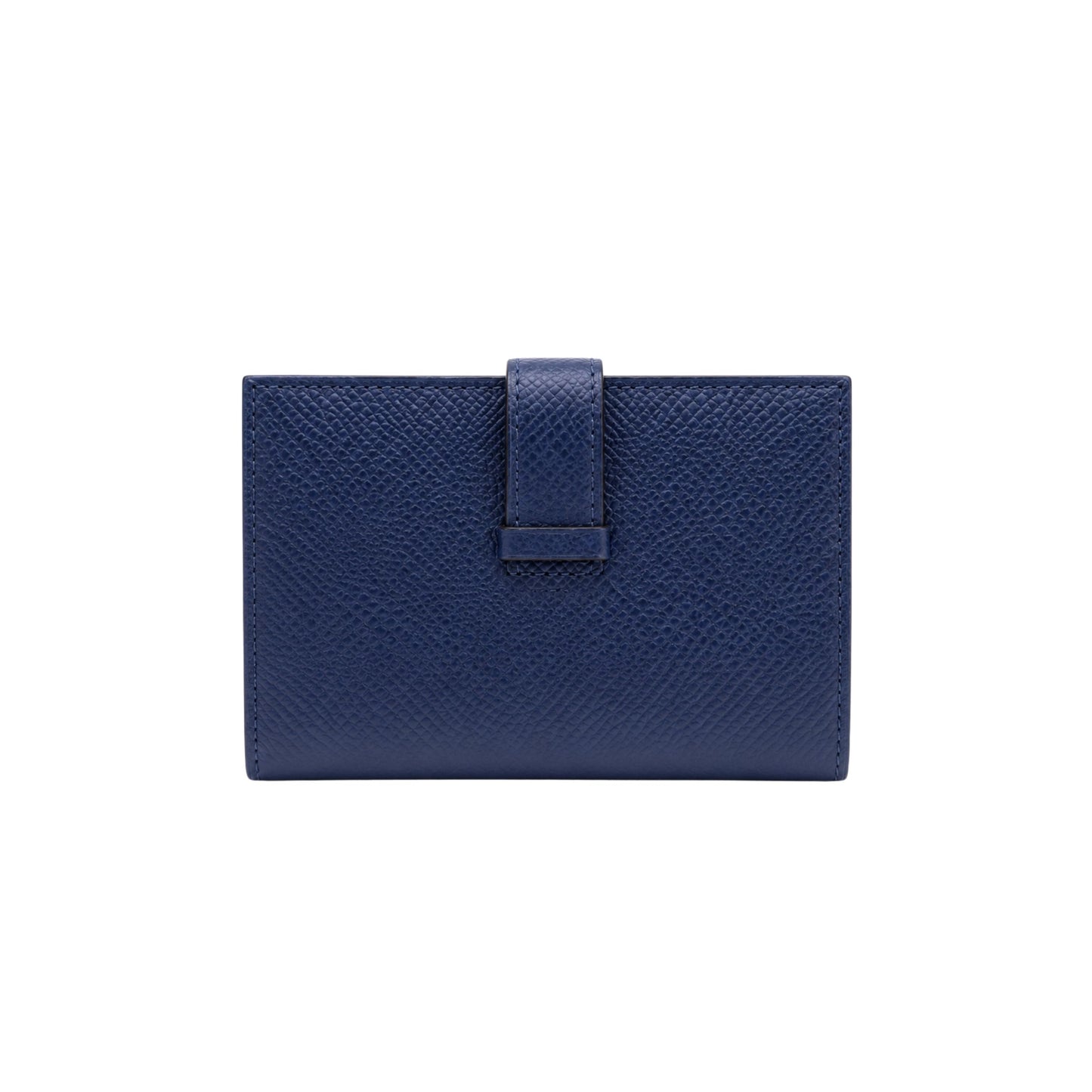 Hermes Blue Encre Bearn Card Holder