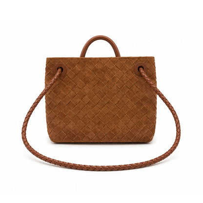 Bottega Veneta Amber Suede Small Andiano Tote