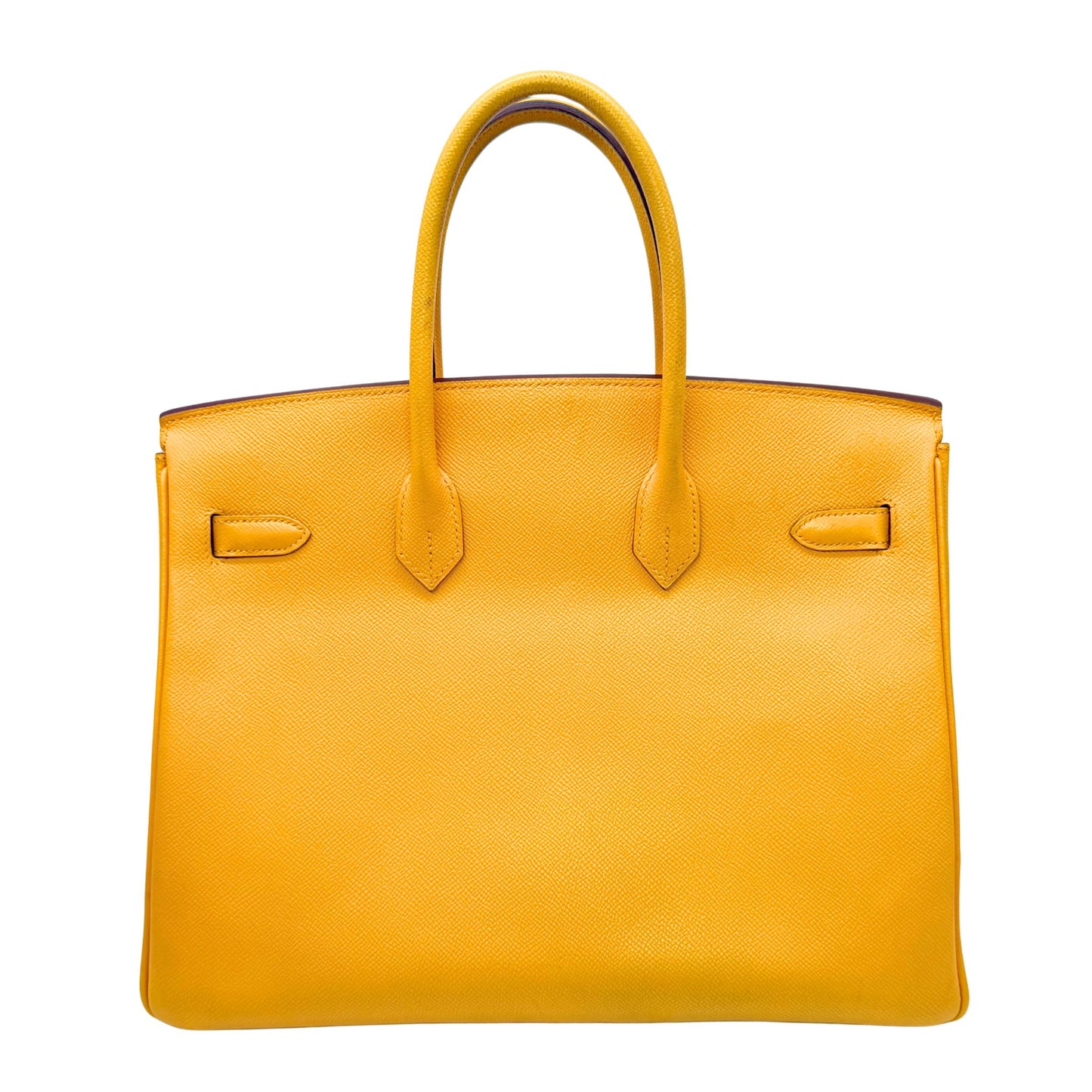 Hermés Birkin 35 Soleil Epsom Palladium Hardware