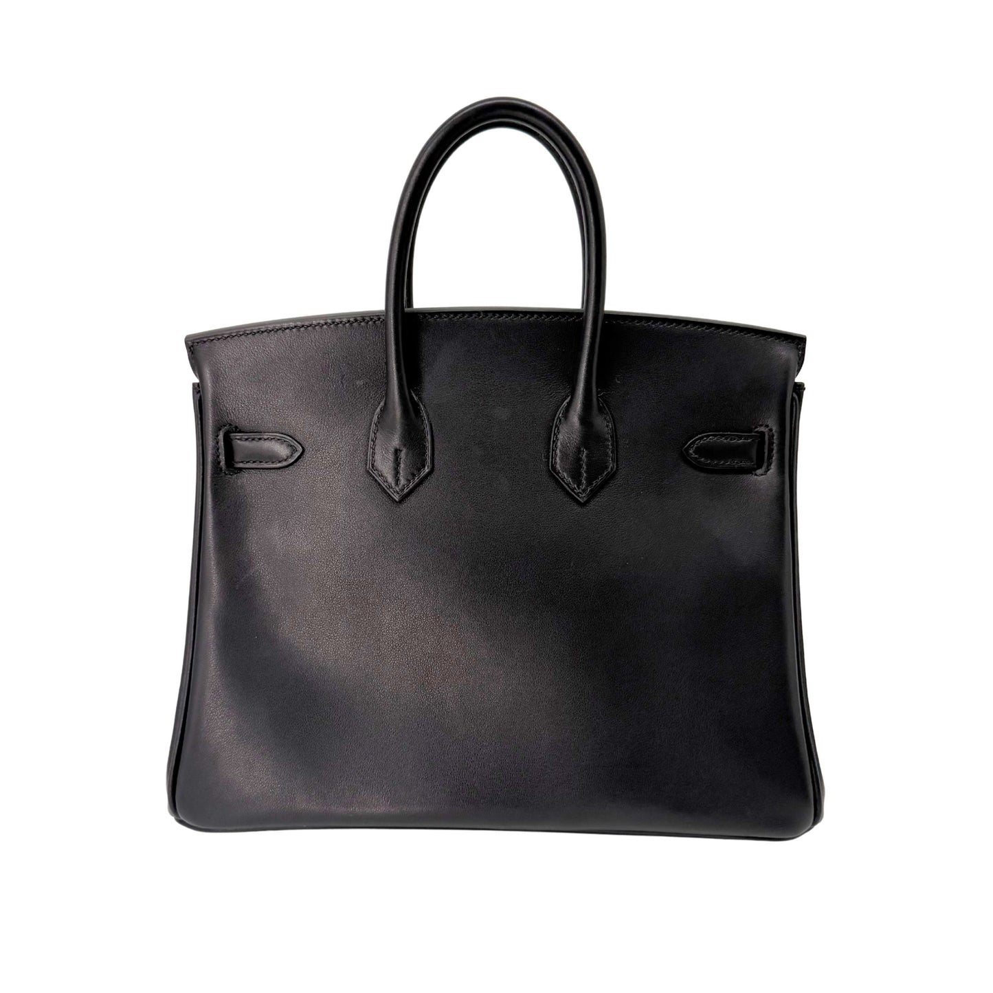 Hermes Birkin 25cm in Black Volupto Leather with Palladium Hardware