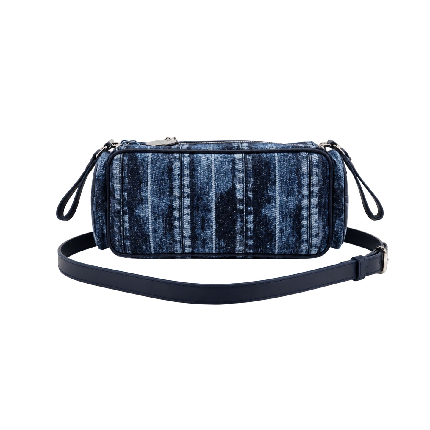 Stella McCartney Nylon Denim Print Dartmoor Shoulder Bag
