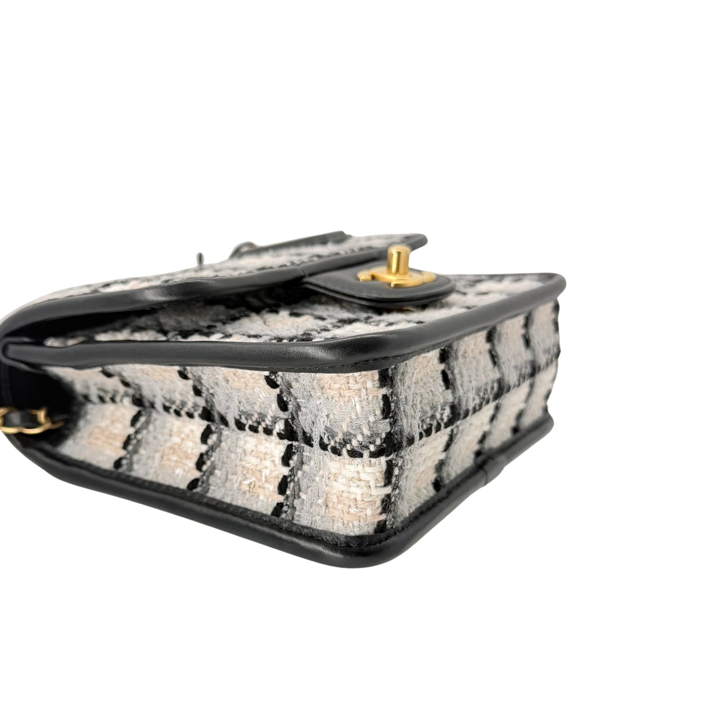 Chanel Tweed School Memory Top Handle