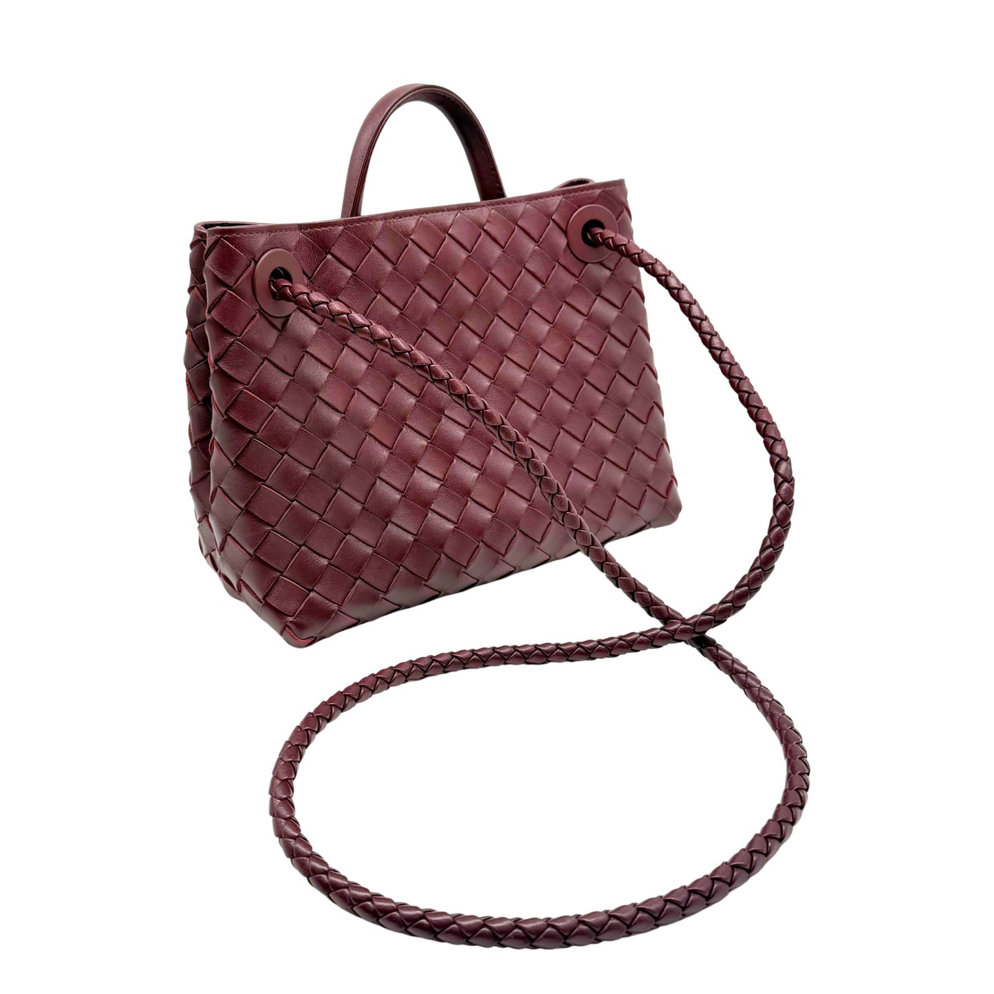 Bottega Veneta Andiamo Burgundy Bag
