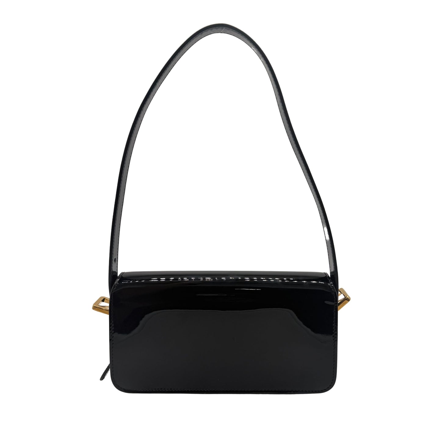 Dior Miss Dior Black Patent Leather Shoulder Bag