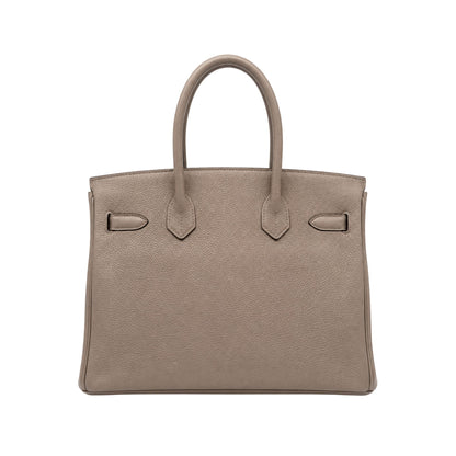 Hermes Birkin 30 Gris Perle Togo with Gold Hardware