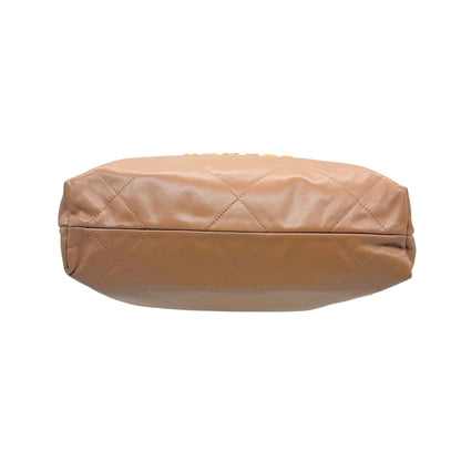 Chanel 22 Medium Hobo Bag in Dark Beige