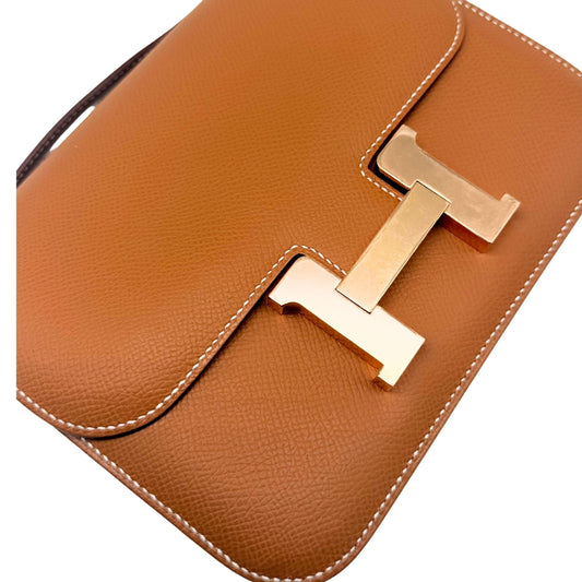 Hermès Constance 18 Rose Gold Epsom Gold Hardware