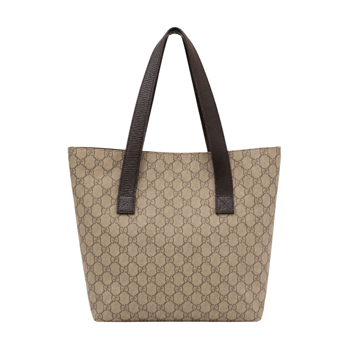 Gucci Brown Monogram Coated Tote