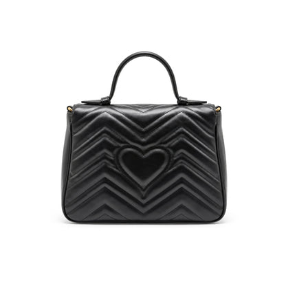 Gucci Black Marmont Small Top Handle Bag