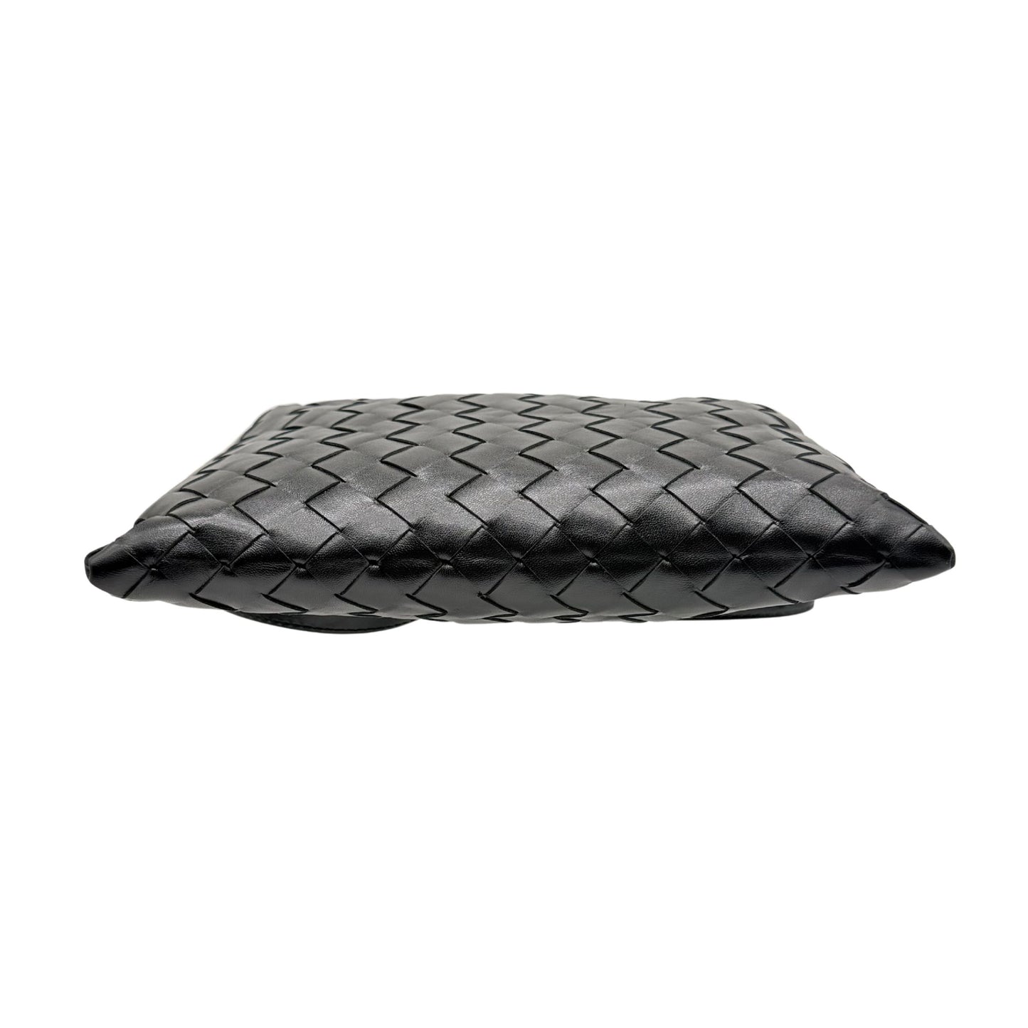 Bottega Veneta Black Mini Hop Bag With Strap