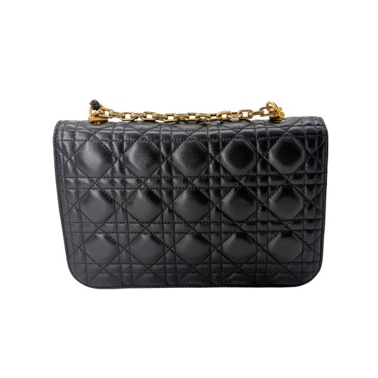 Dior Black Dior Addict Cannage Flap Bag