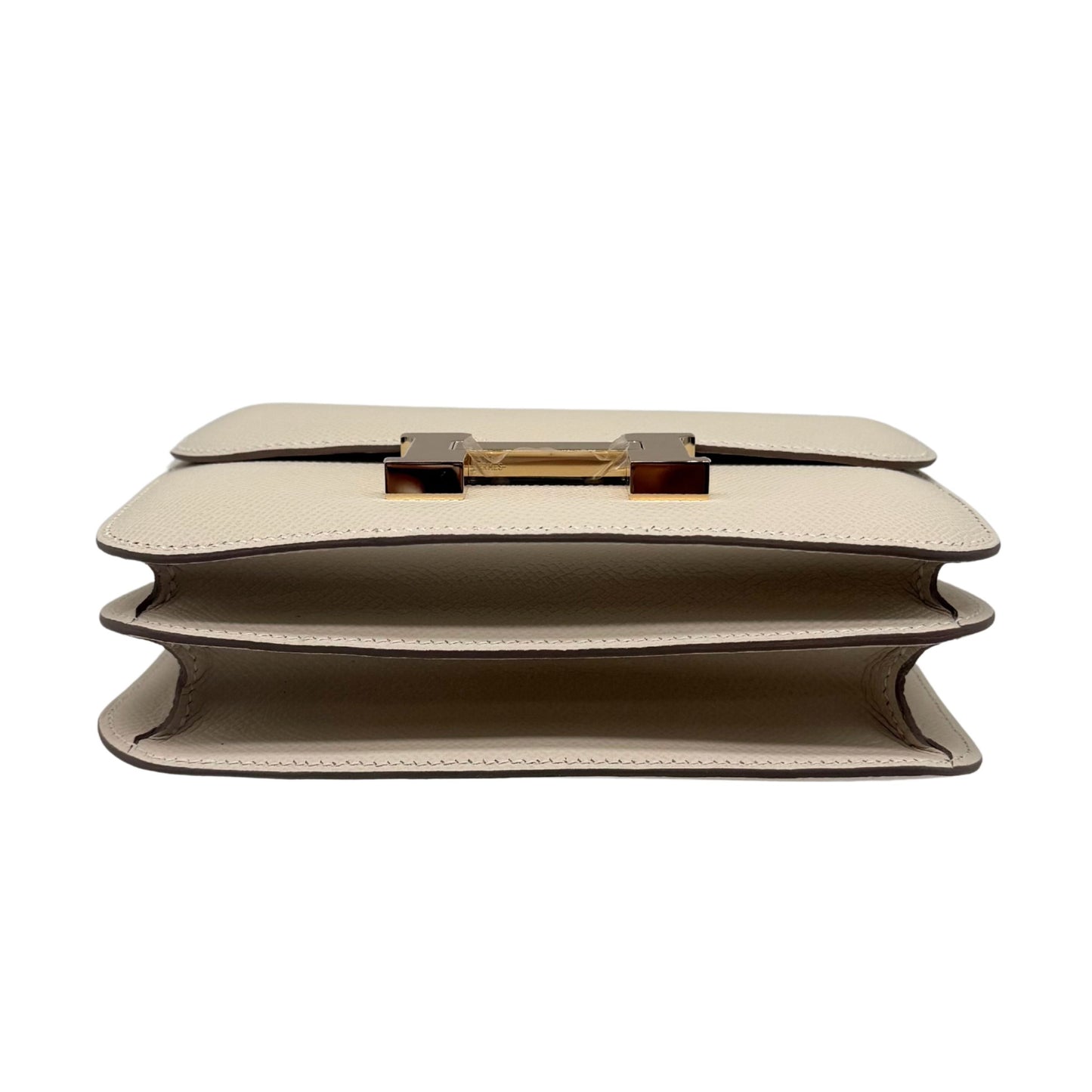 Hermès Constance 18 Craie Epsom Permabrass Hardware