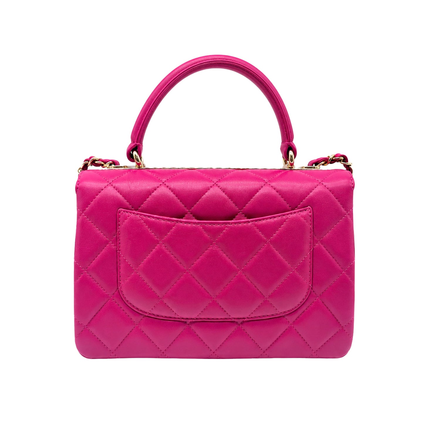 Chanel Trendy Small Dark Pink Flap Bag