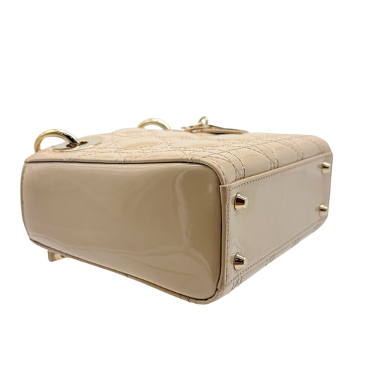 Dior Mini Lady Dior Beige Handbag