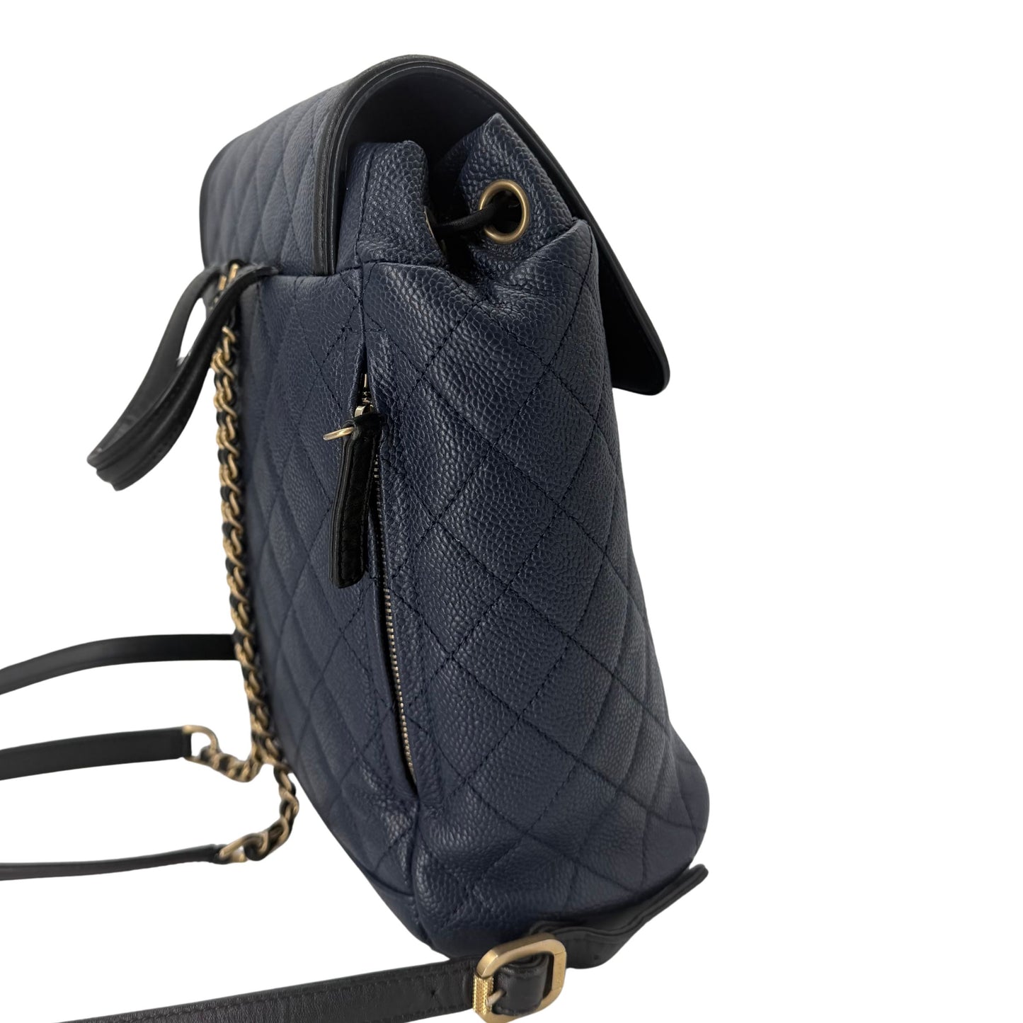 Chanel Small Blue Filigree Backpack