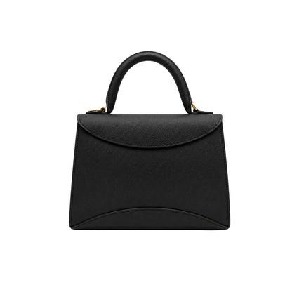 Moynat Gabrielle Black Mini Top Handle Bag