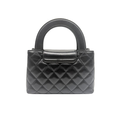 Chanel Kelly Nano Shopper in Black with Gold Hardware