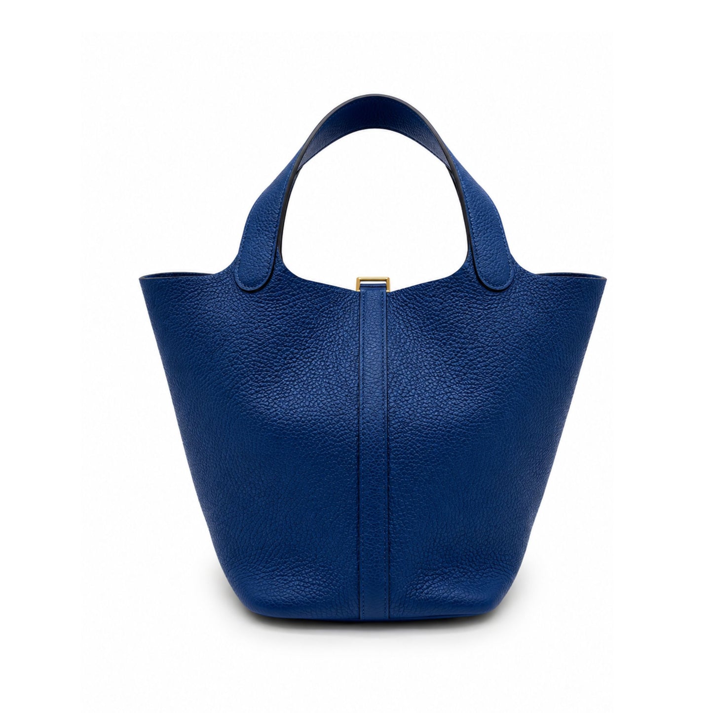 Hermes Picotin 18 Bleu France with Gold Hardware