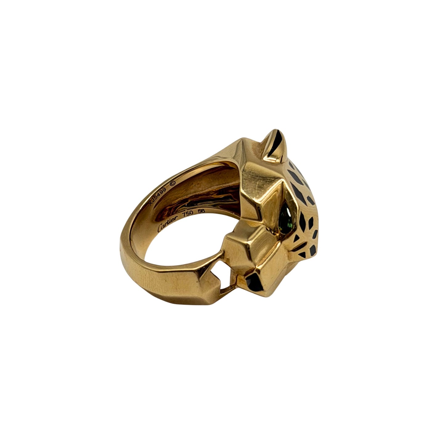 Cartier Panthere Onyx 18K Gold Ring