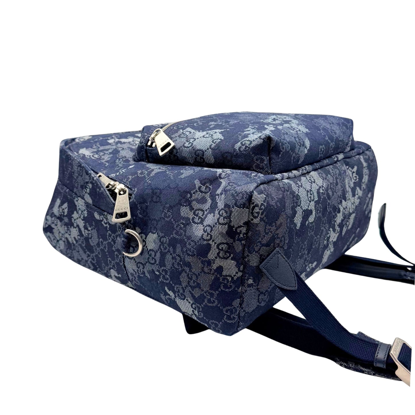 Gucci Denim Large Canvas Backpack