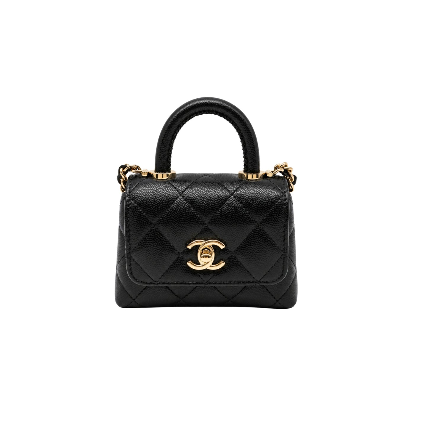 Chanel Black Nano Coco Handle