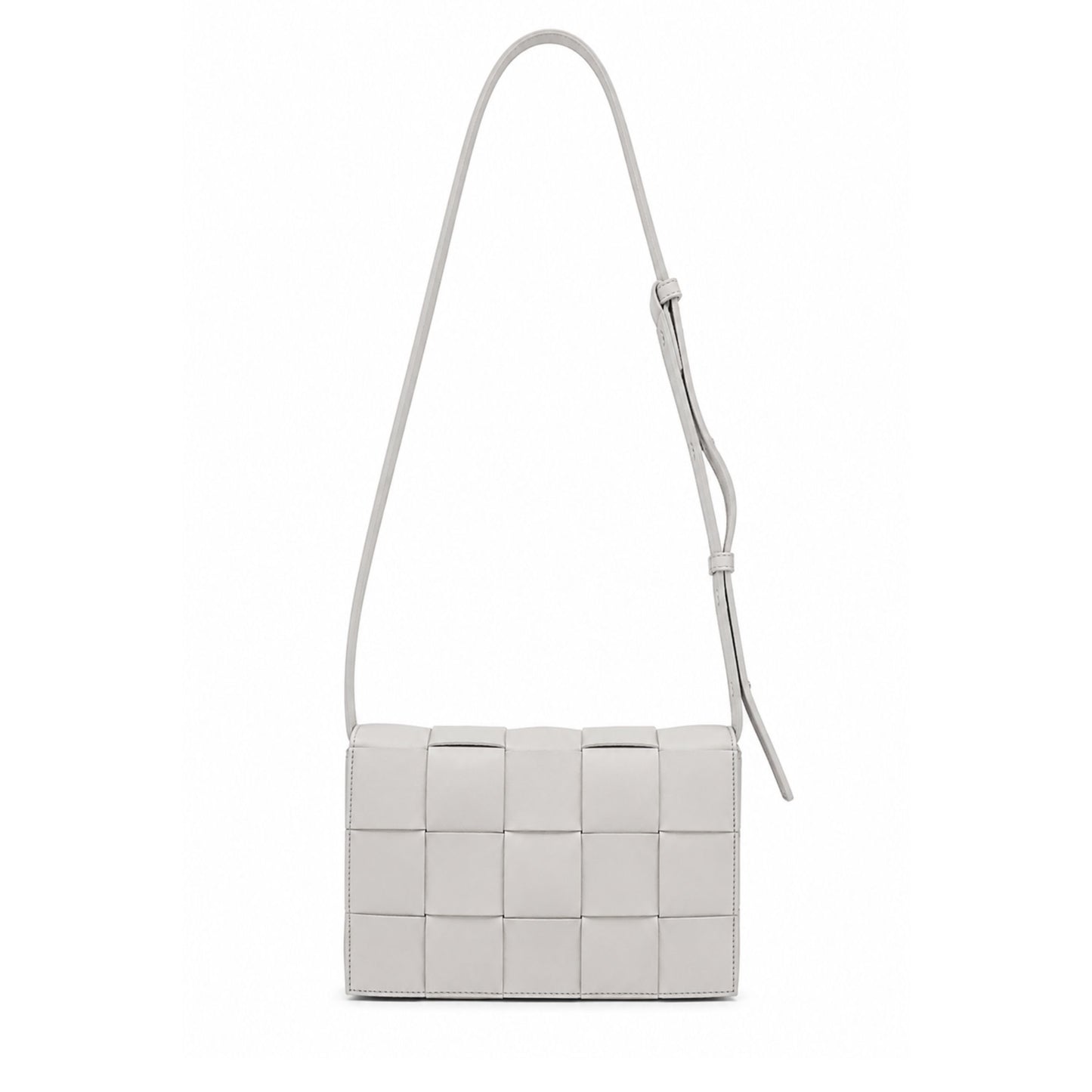 Bottega Veneta White Cassette Shoulder Bag