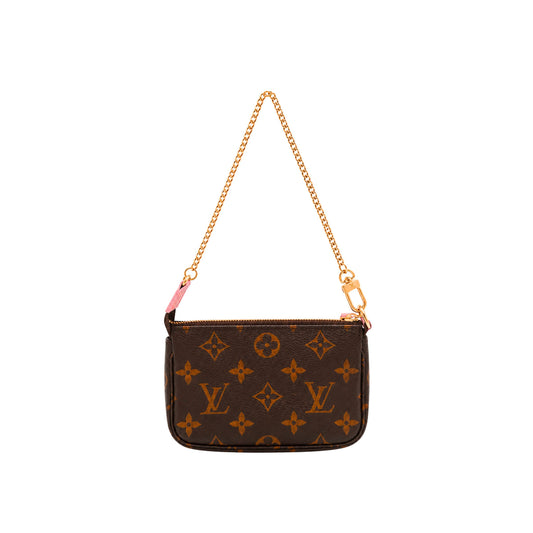 Louis Vuitton Monogram Rose Traveler Mini Pochette