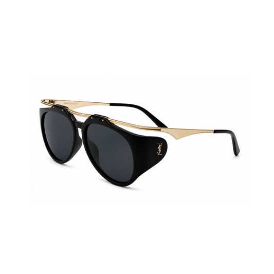 Saint Laurent Black Oversized Sunglasses