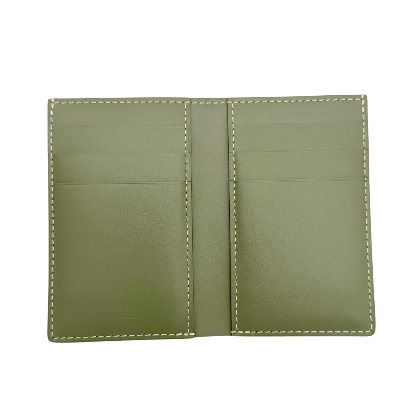 Goyard Saint Pierre Goyardine Green Card Holder