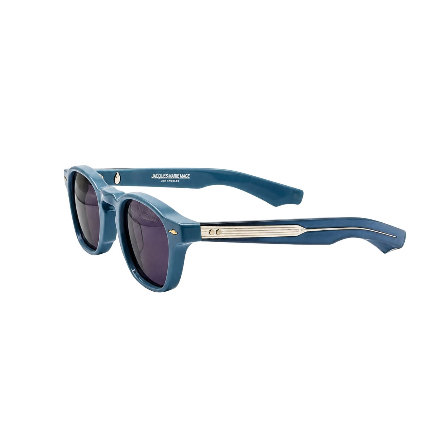 Jacques Marie Mage Light Blue Small Square Sunglasses