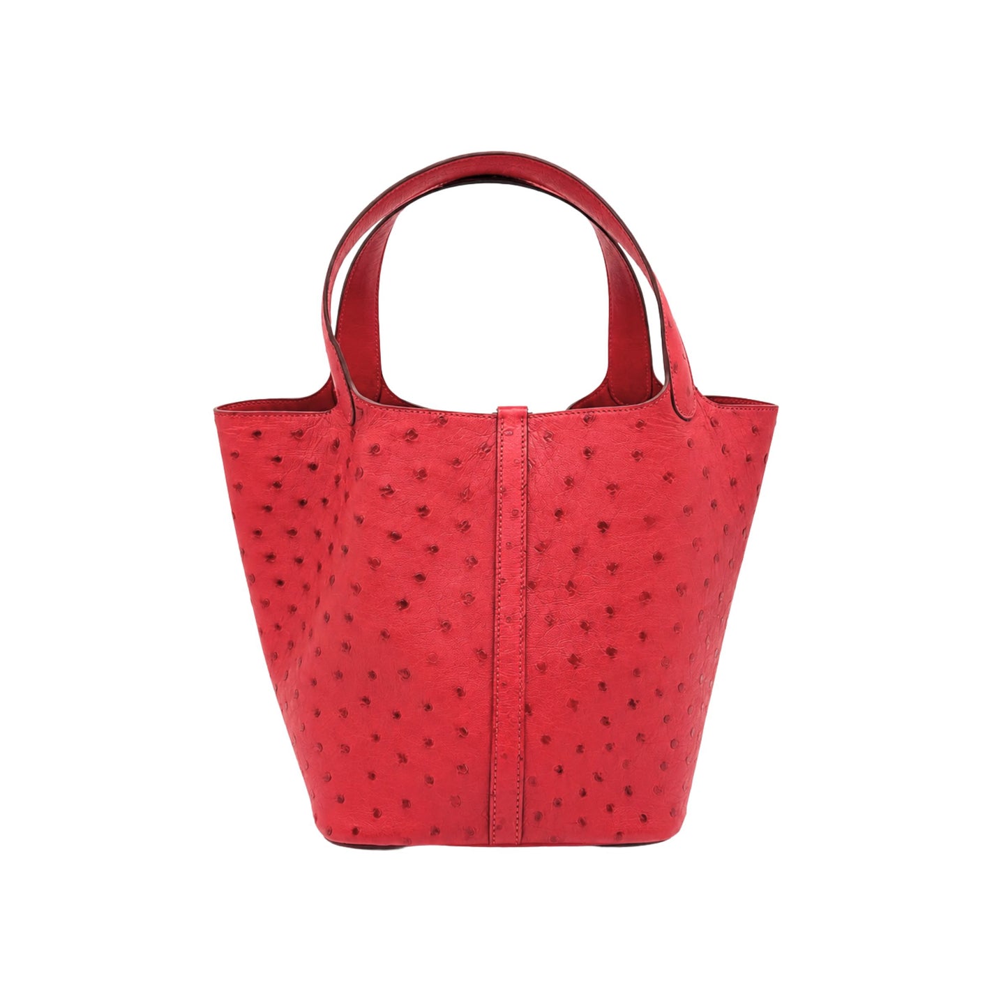 Hermes Picotin 22 in Rouge Ostrich